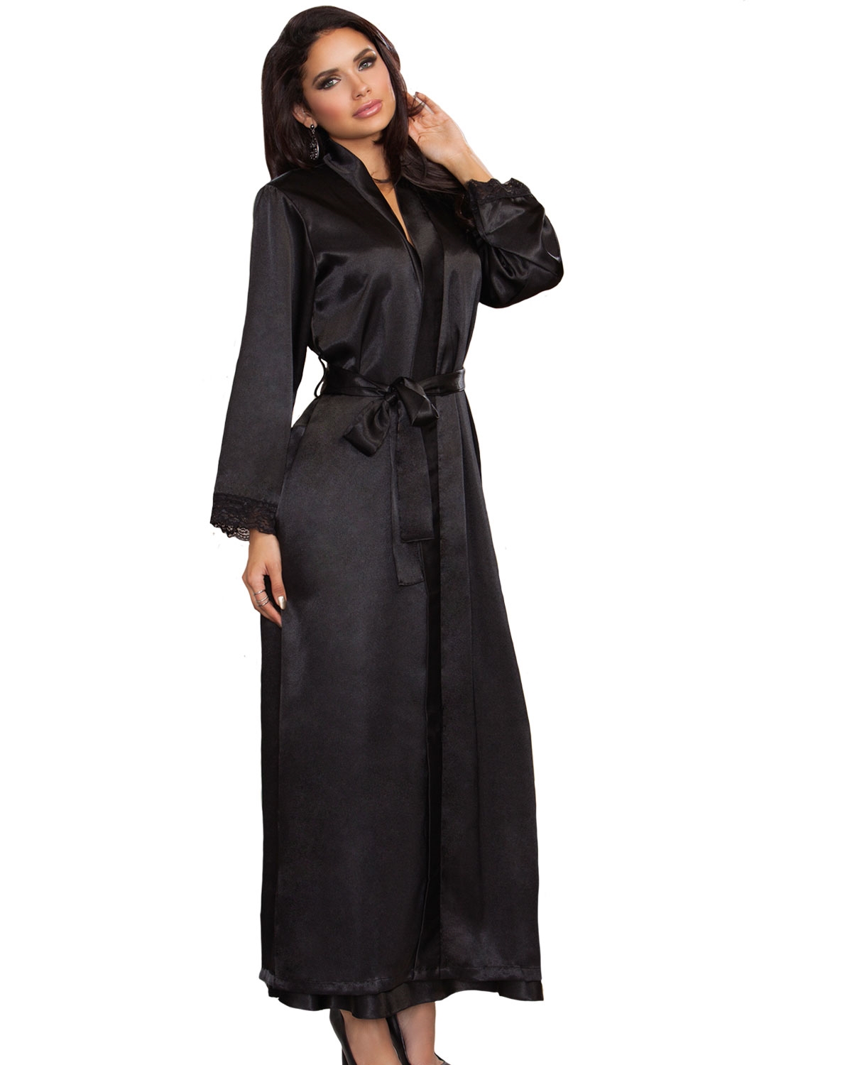 Long Satin Robe Lover's Lane